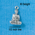 C2688+ - Buddha - 3-D - Silver Charm